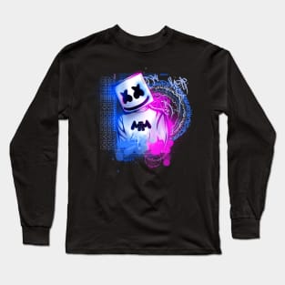 Marshmello | Modern Graffiti Synthwave Retrowave Long Sleeve T-Shirt